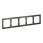 Рамка пластиковая на 5 пост, (капучино) Voltum S70 VLS100514