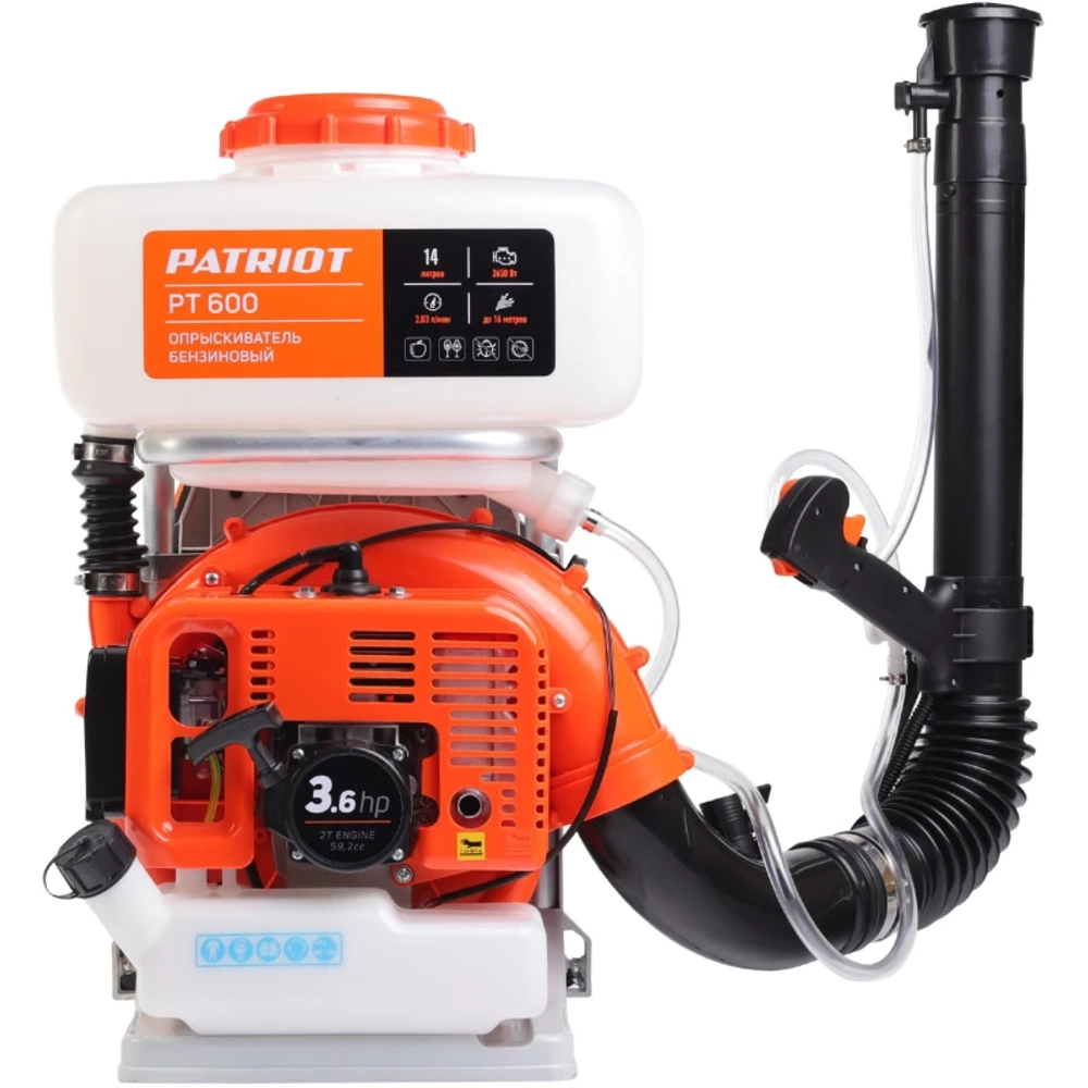 PATRIOT PT 600 опрыскиватель бензиновый ранцевый 755302615