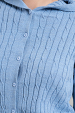 1846 Жакет женский (голубой)