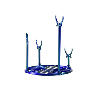 Подставка для дракона и шарнирных фигурок, зеленая с синим, 3D печать
