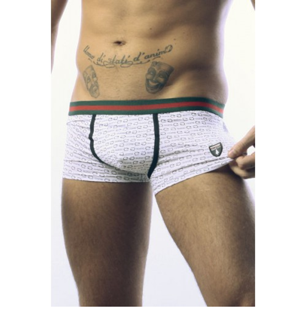 Мужские трусы белые Gucci Hip Boxer