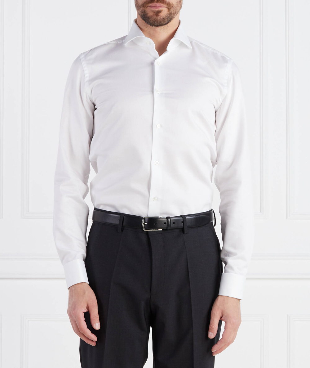 Рубашка H-HANK-spread-DC-214 BOSS BLACK - белый(50490144)