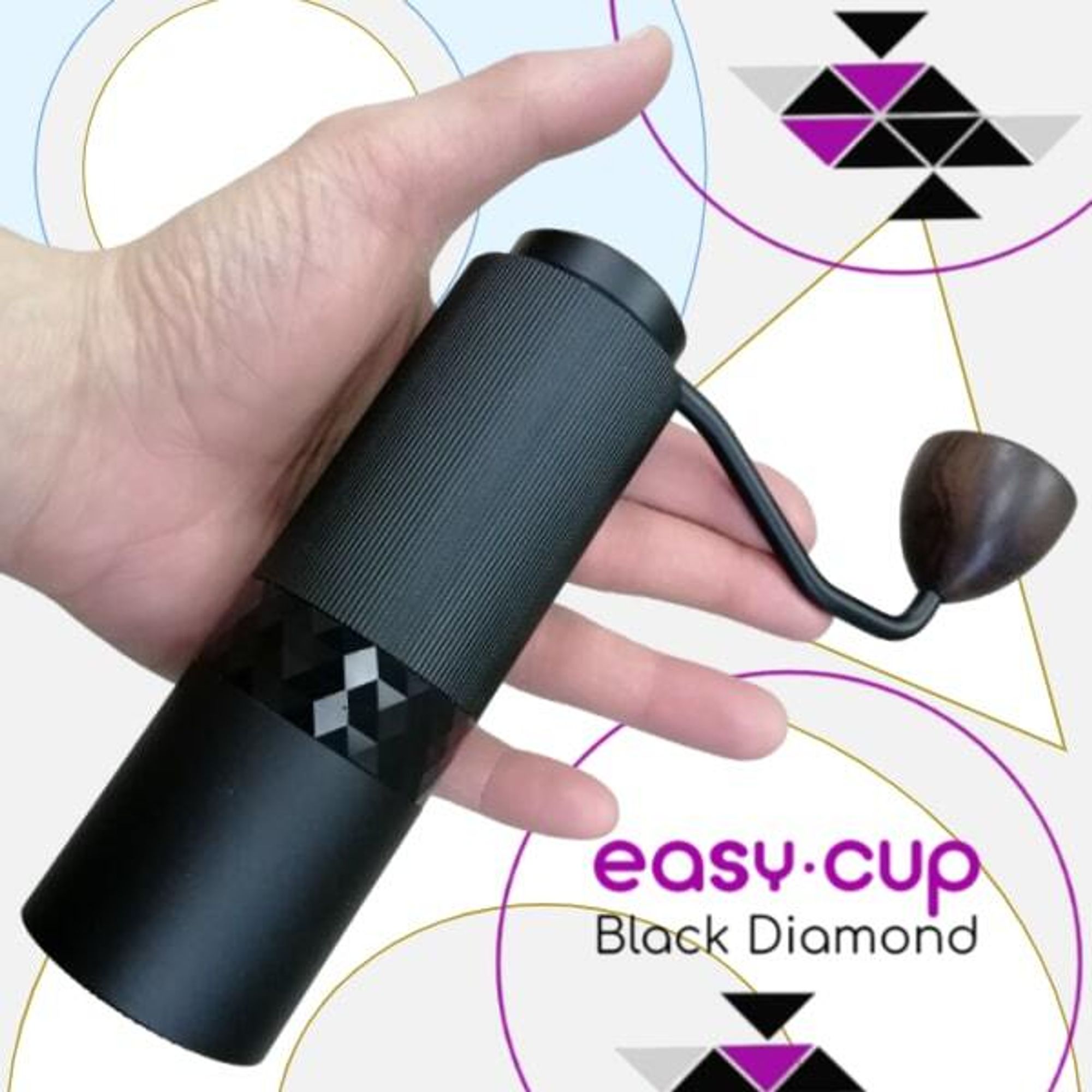 Обзор ручной жерновой кофемолки Easy-Cup Black Diamond