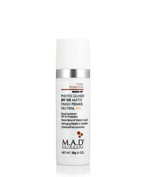 M.A.D. PHOTO GUARD SPF 50 MATTE FINISH PRIMER-NEUTRAL Матирующий крем-праймер с защитой SPF50