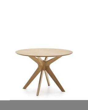 Круглый стол Naanim из дубового шпона, Ø 100 см