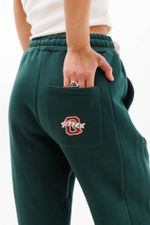 Джоггеры Q2ZA People oversize (зелёный)