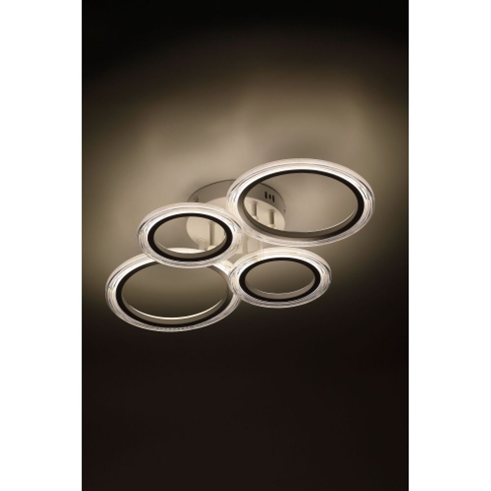 Светильник потолочный светодиодный ЭРА Модерн Ring CLL-1-59W 3K-6,5K RC WH с ДУ белый | Светильники SPB-6 с ДУ