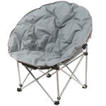 Кресло складное 82х82х72 см, Гриб, темно-серое, оксфорд, 100 кг, Green Days