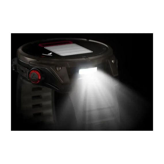 Умные часы Garmin Fenix 8 Pro AMOLED 47 мм, сапфировое стекло, титановый корпус Carbon Gray DLC, черно-серый ремешок