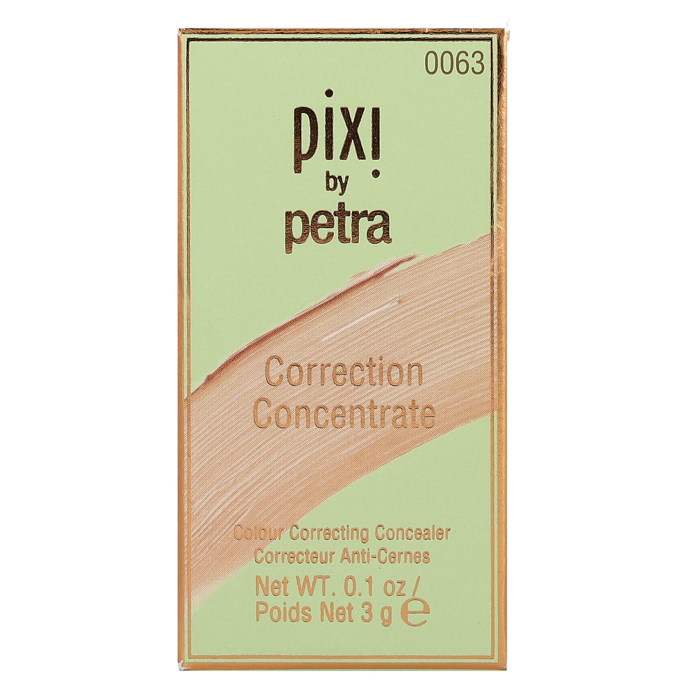 Pixi Beauty, Corrector-концентрат, консилер-корректор цвета, 0063 бодрящий абрикос, 3 г (0,1 унции)