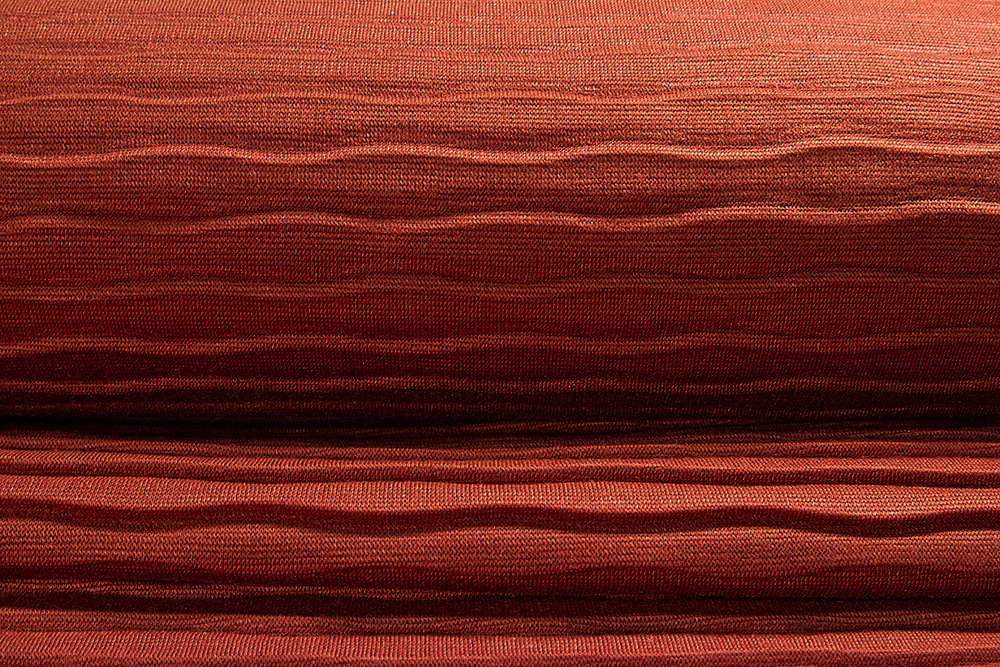 Ткань Плиссе красно-коралловое  арт. 122249