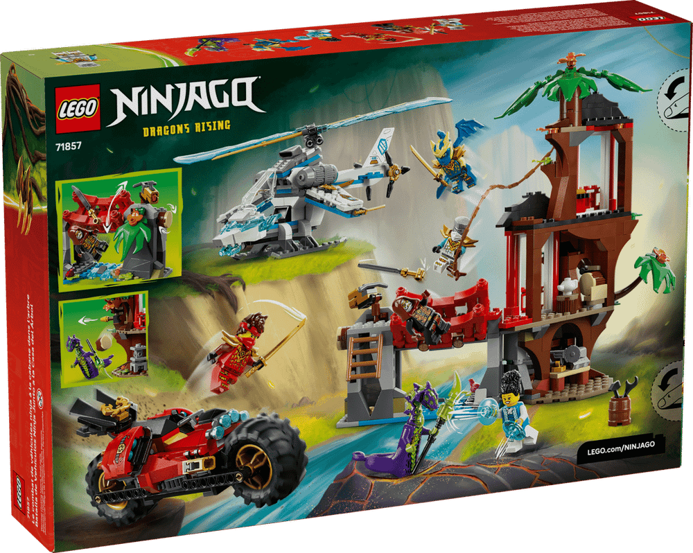 Конструктор LEGO Ninjago 71857 Ninja Vehicle Tree House Battle