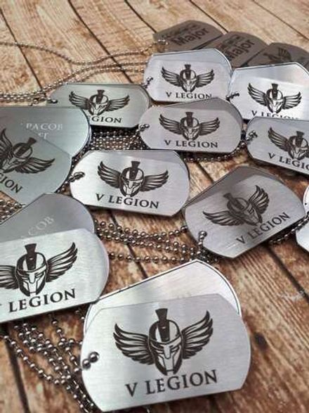 Флешка Армейский жетон 16Gb (лого)