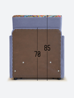 Кресло-кровать "Миник" с подлокотниками, купон Хаски