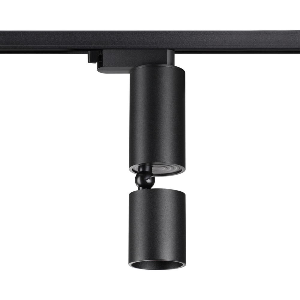 359321 PORT NT24 210 черный Светильник трековый однофазный трехжильный IP20 LED 10W 85-265V 3000K 1100Лм TUBO