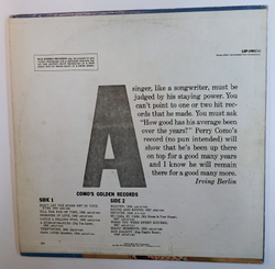 Perry Como Comos Golden Records (US 1958)