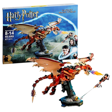 Конструктор Гарри Поттер "Венгерская хвосторога" ,671 дет.