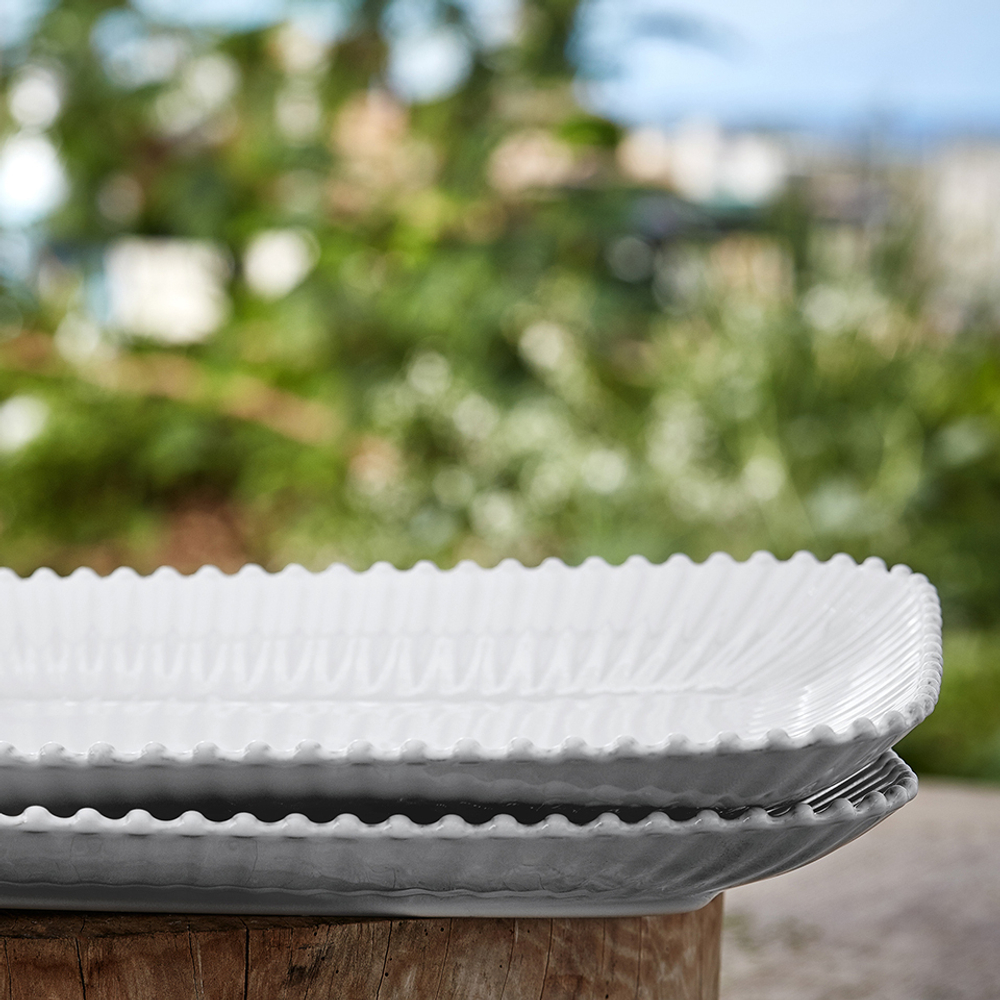 Купить тарелка прямоугольная Pearl керамика Costa Nova