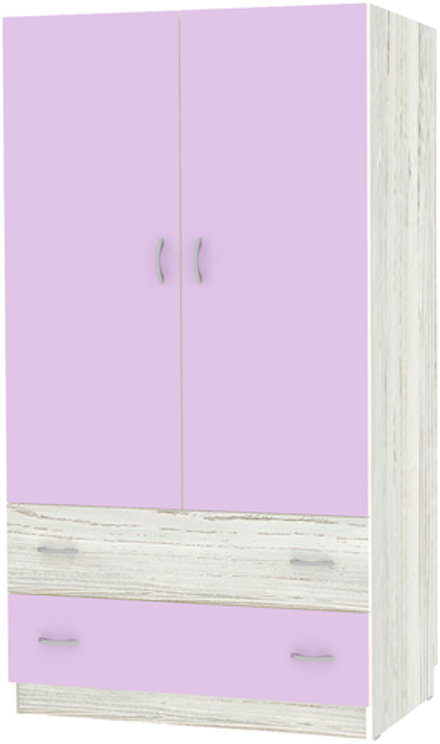 Шкаф 2-х створчатый КарИВи Кадет Винтерберг Ирис