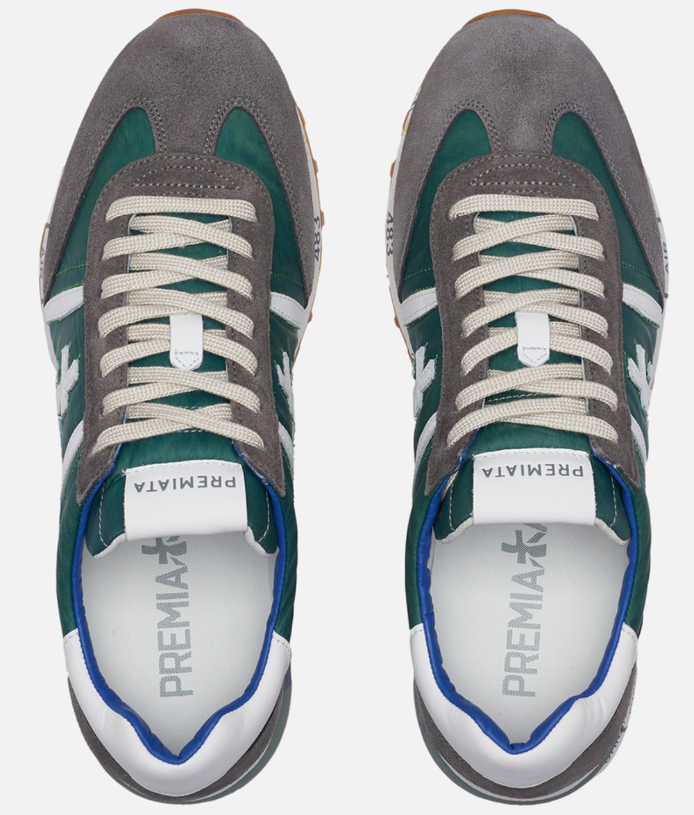 Premiata Lucy 4574 Зеленые с серым