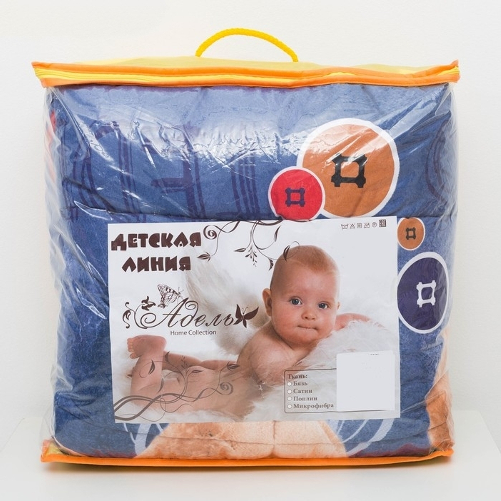 Одеяло "Тедди" лебяжий пух полисатин 105*140