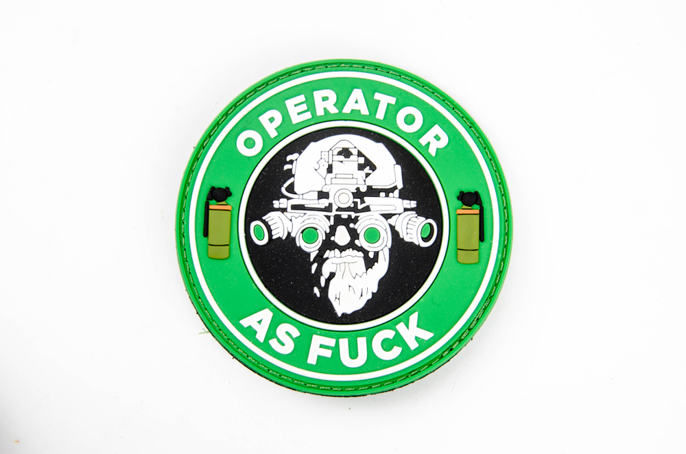 Шеврон Operator As Fuck PVC