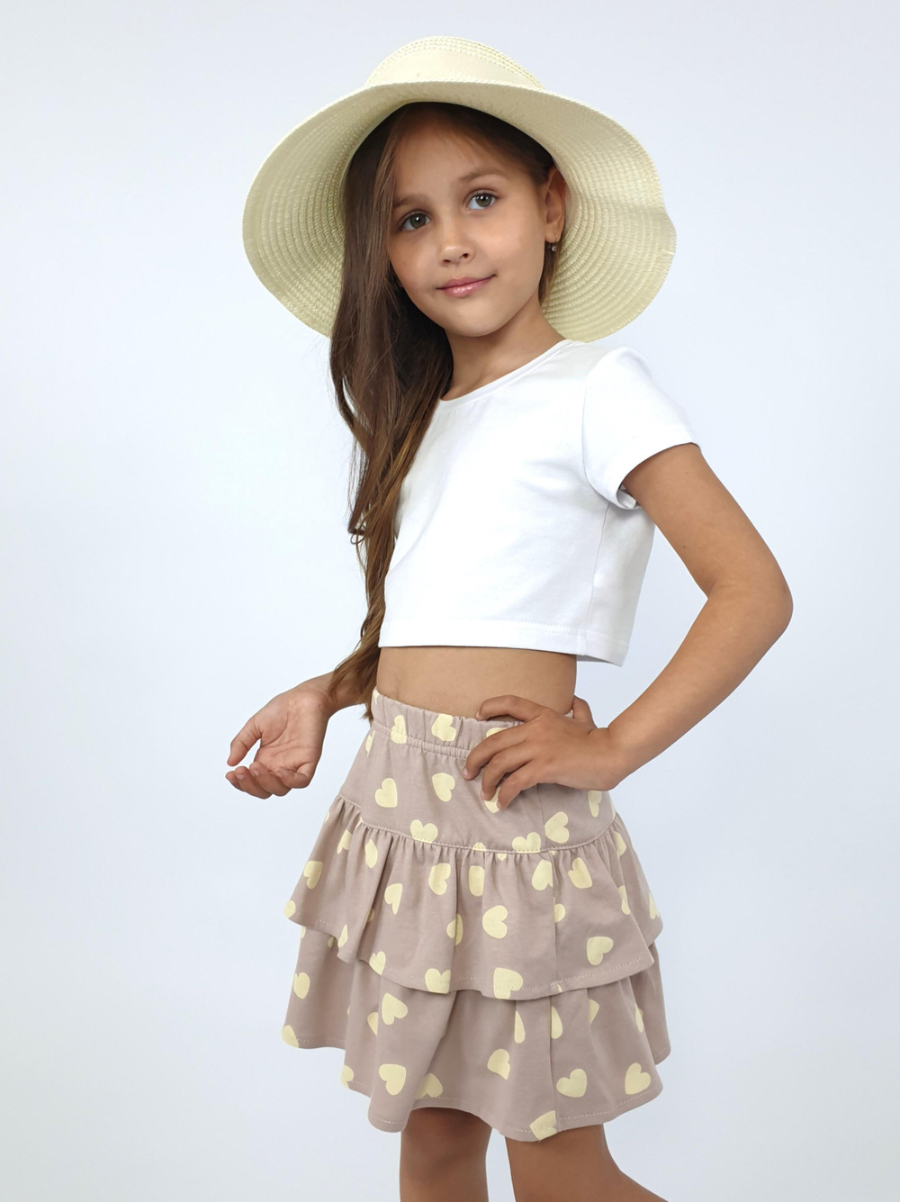 718-12 Юбка для девочки