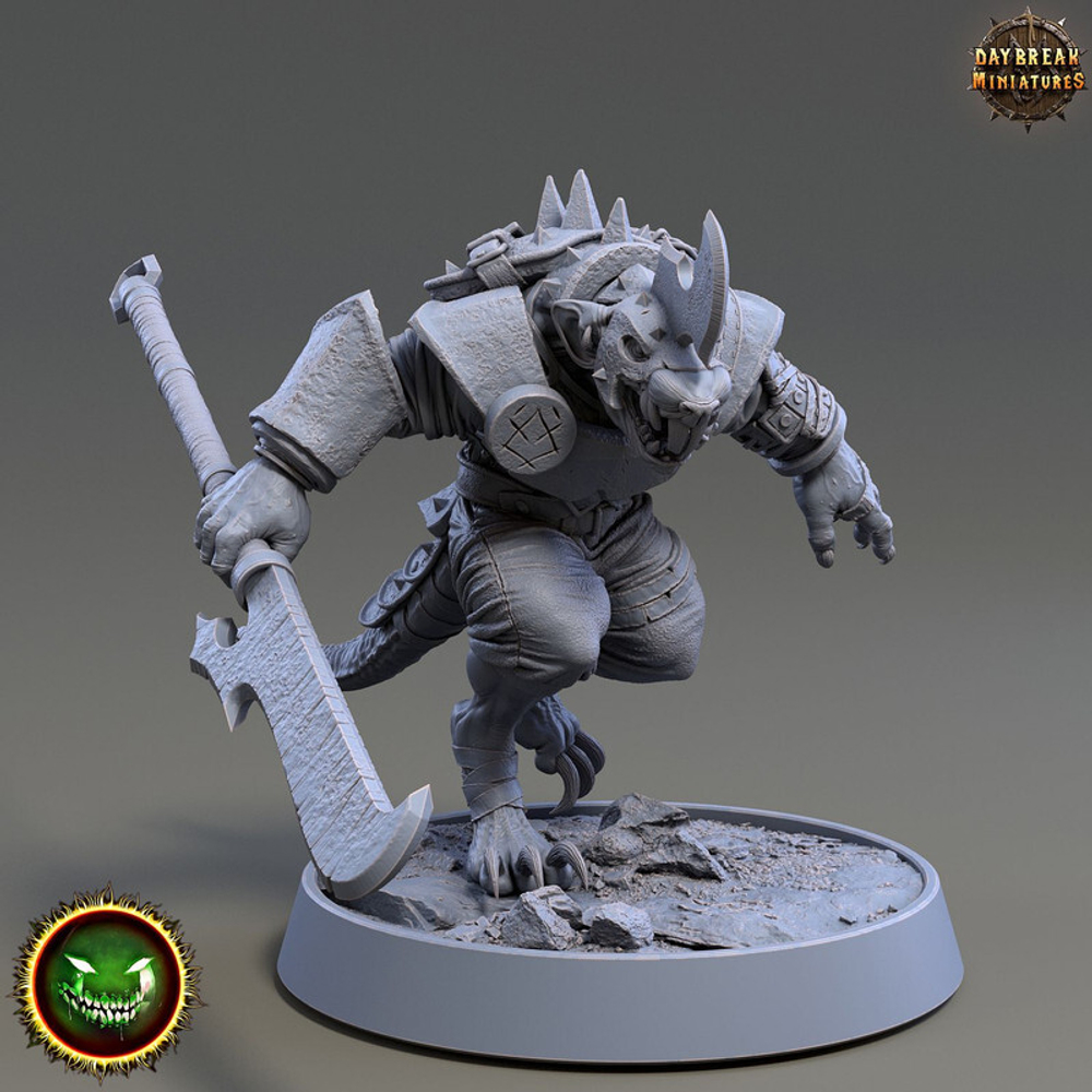 крыса scaven rat мышь Воин Паладин Варвар Файтер Рыцарь миниатюра для dnd, днд, pathfinder, фентези, Настольная игра, НРИ, Варгейм, РПГ