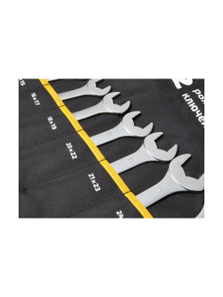 Набор рожковых ключей 12 предметов Inforce, Сталь Cr-V, 6-32мм, профессиональный, 06-05-44