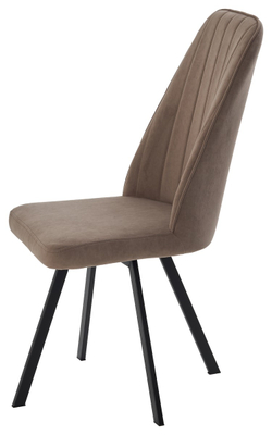 Стул ПРОВАНС 360 град. поворот. B5 Капучино, велюр / черный каркас, М-City