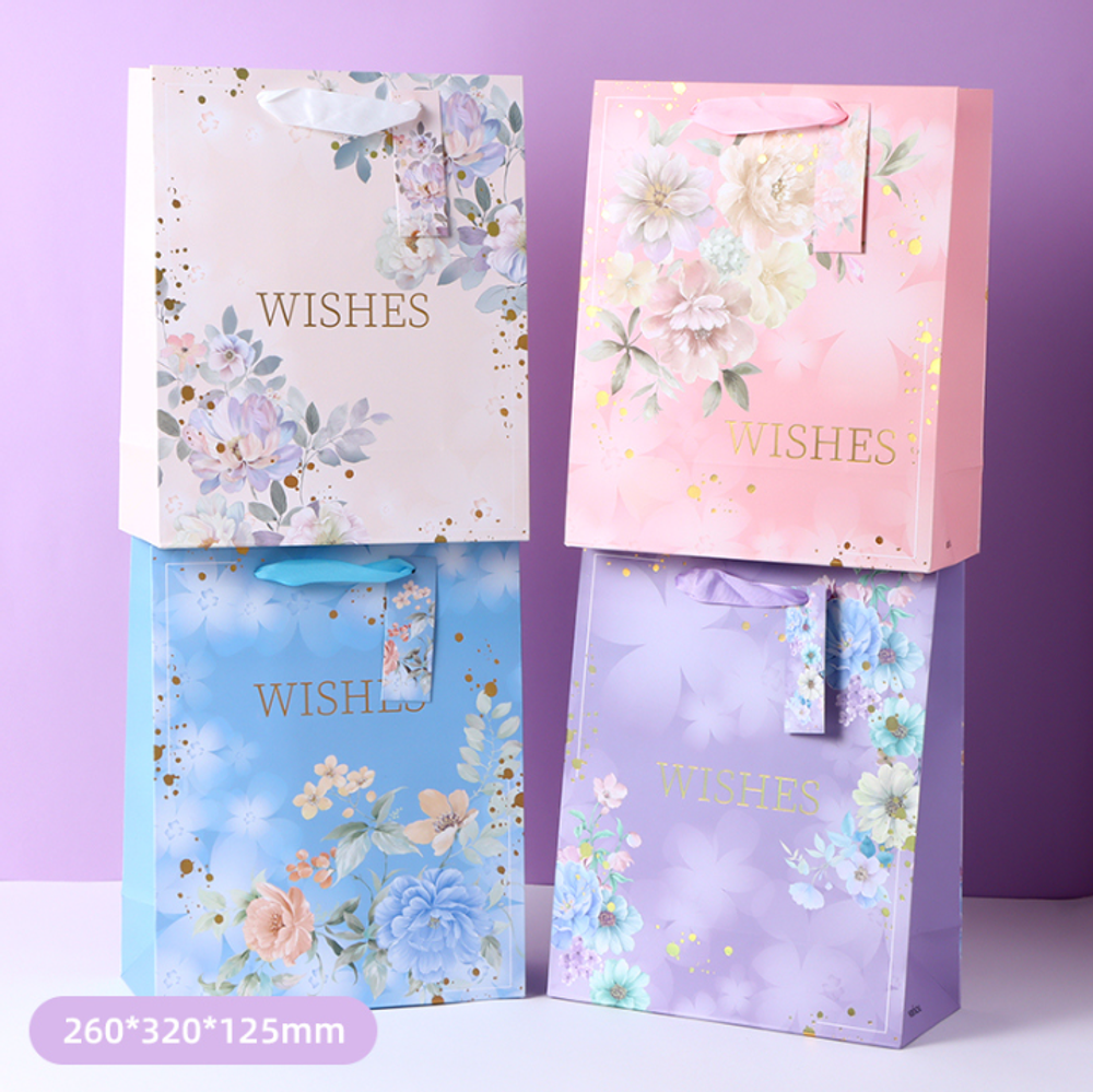 Свадебный пакет для подарков &quot;Floral Wish&quot;, 260*320*125 мм