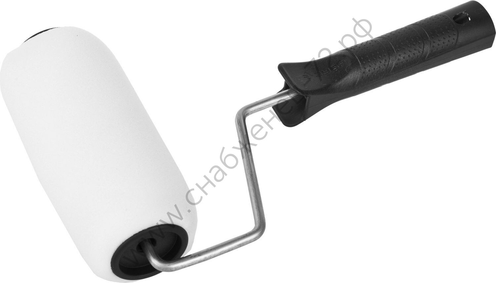 ЗУБР ПОРОЛОН 44 мм, 150 мм, Малярный валик с ручкой, СТАНДАРТ (03605-15)