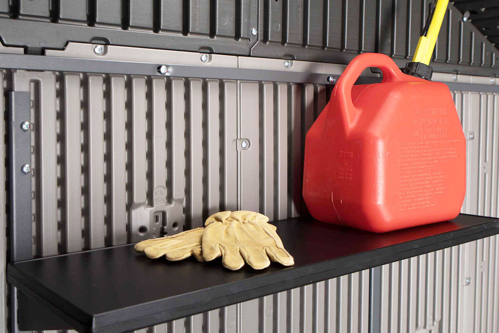 Сарай WoodLook 7*12 пластиковый