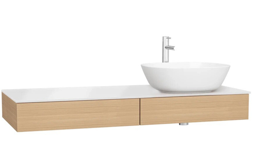 Тумба с раковиной VitrA Origin 120 см R 65684, дуб