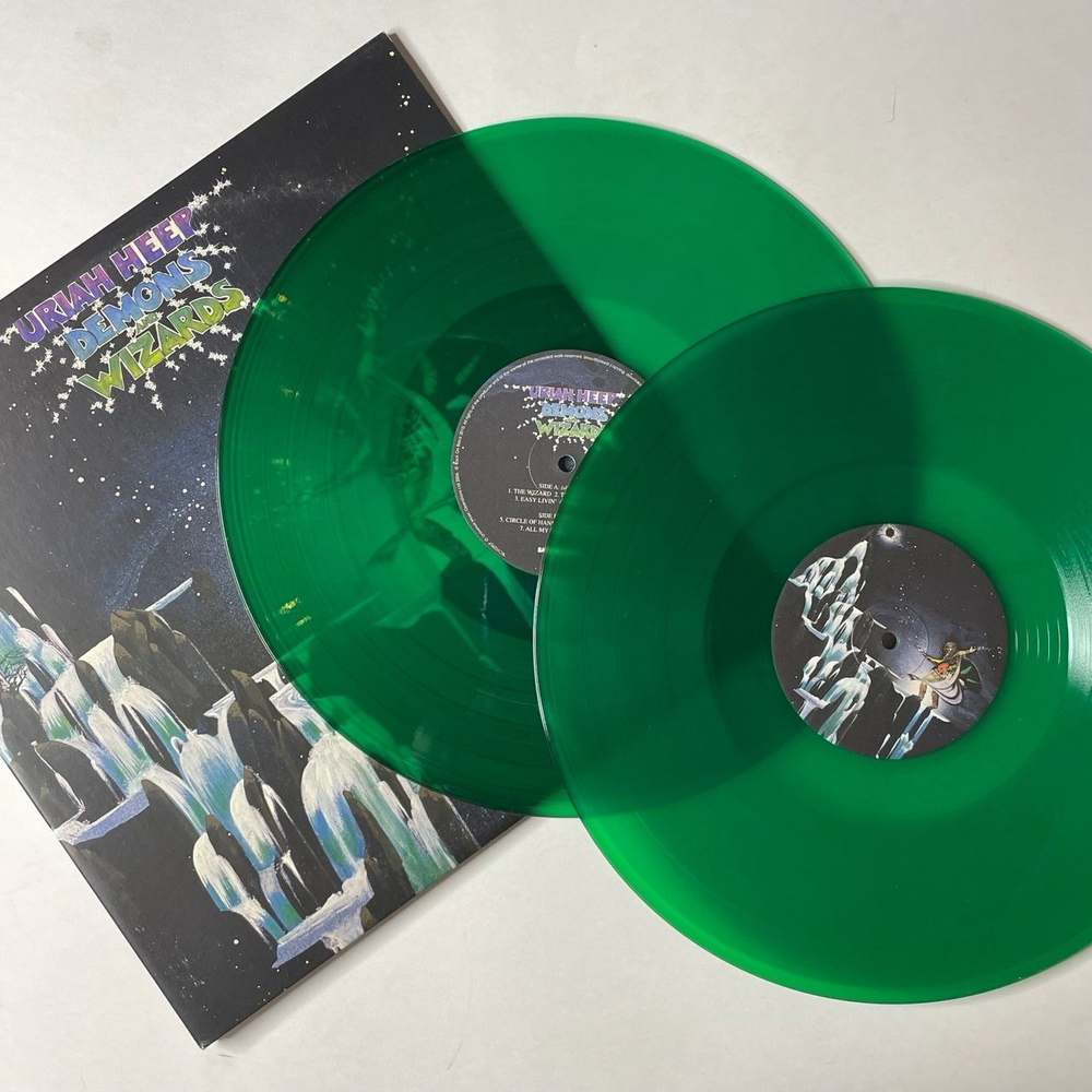 Винтажная виниловая пластинка LP Uriah Heep Demons And Wizards (UK 2010) (Green Vinyl)