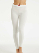 Леггинсы женские термо белый