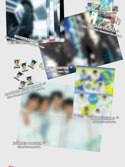 Альбом THE NEW SIX (TNX) - BOYHOOD 3rd Mini Album 2 Version SET