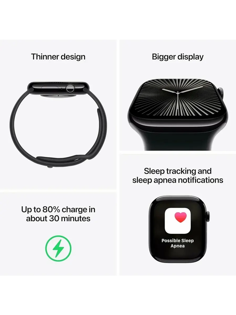 Умные часы Apple Watch S10 42mm Silver M/L, Denim SB