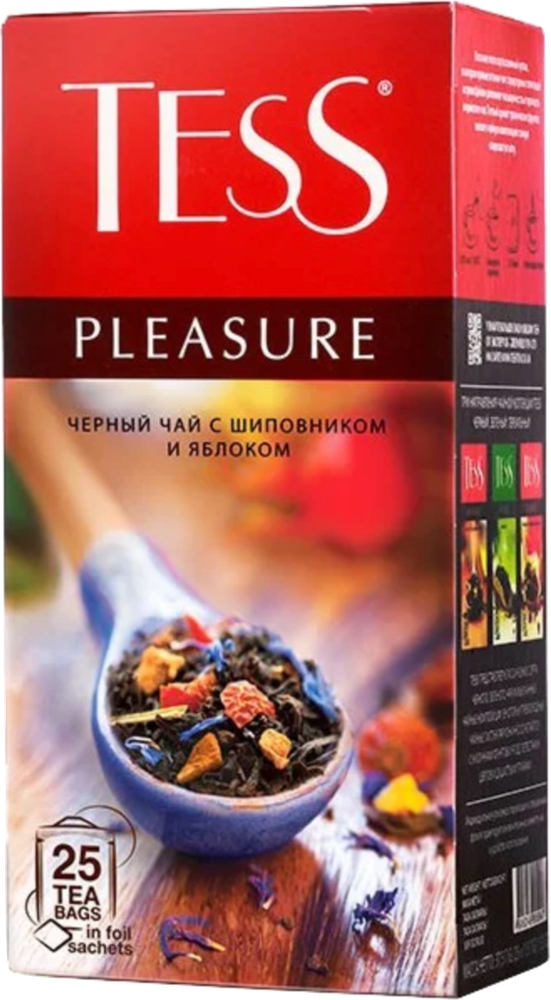 Чай черный Tess Pleasure в пакетиках, 25  шт