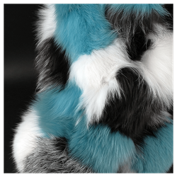 Меховой шарф «Северное сияние»