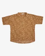 Рубашка One Two Short Sleeve Shirt Brown Giraffe