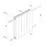 Радиатор Royal Thermo PianoForte 500 Bianco Traffico - 12 секц.