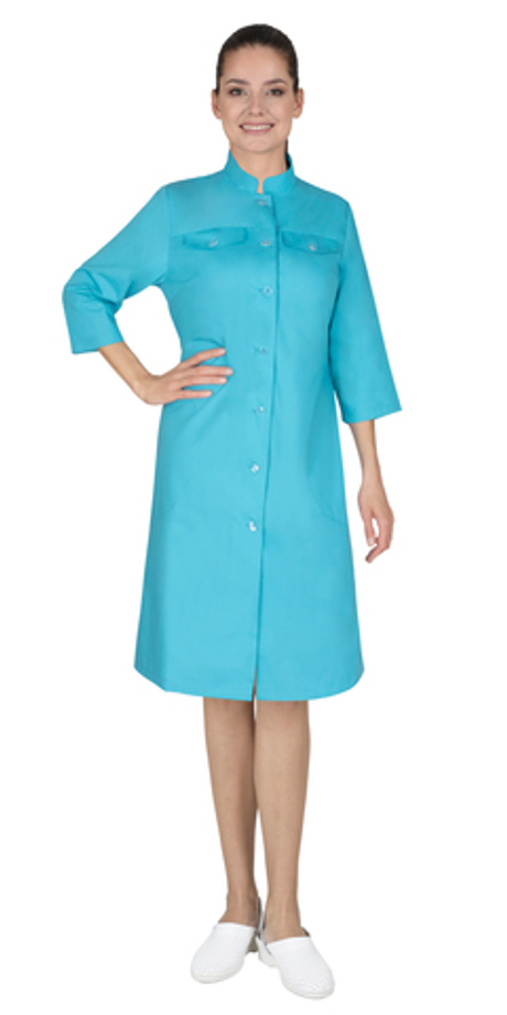 Халат СИРИУС-ВАСИЛИСА женский светло-бирюзовый