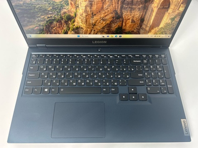 Ноутбук Lenovo Legion 5 15ACH6A (82NW0046RU) 15.6"/AMD Ryzen 5 5600H/RAM 16GB/SSD 512GB/Radeon RX 6600M 8GB/1920*1080/IPS 165Hz/Windows 11/Подсветка кл-ры: LED/черный. Состояние: Уценка/прокручен topcase