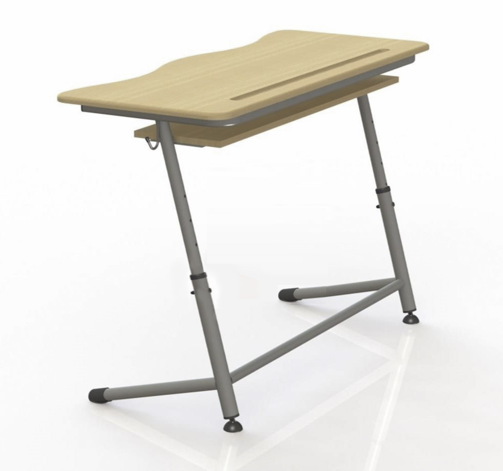 Парта Премьера 2Р с полочкой, регулируемая