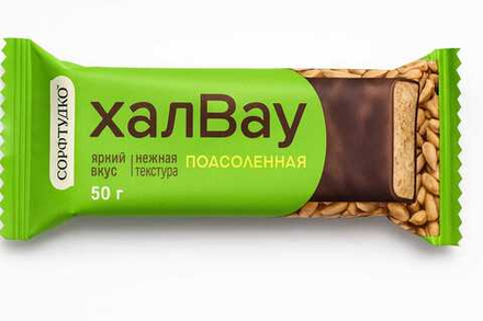 Батончик Мишкино ХалВау подсолнечный с фруктозой 50 гр