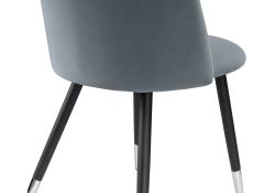 Стул на металлокаркасе Gabi gray / black