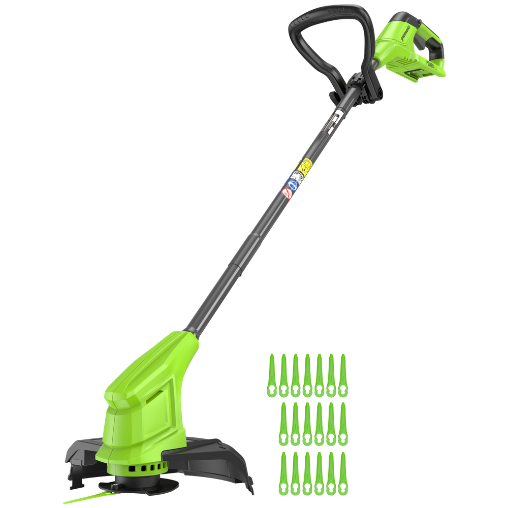 Триммер аккумуляторный Greenworks G24LT251, 24 V, 25 см, с 1хАКБ 2Ач и ЗУ, (2113307SA)
