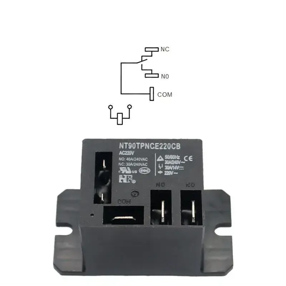 Реле котла, водонагревателя 220 вольт NT90TPNCE220CB аналог NT90TPNCE220CF 2 шт