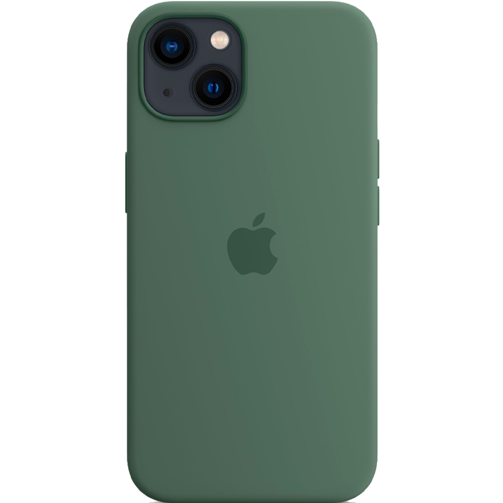 Силиконовый чехол с поддержкой MagSafe Apple Silicone Case для iPhone 13, Eucalyptus (Эвкалипт)